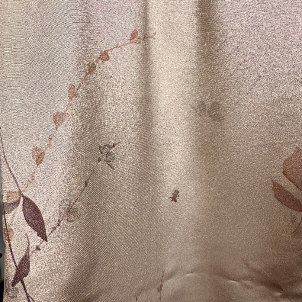 Beautiful Sage Green Watercolor Floral Skirt - Picture 3 of 6